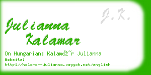 julianna kalamar business card